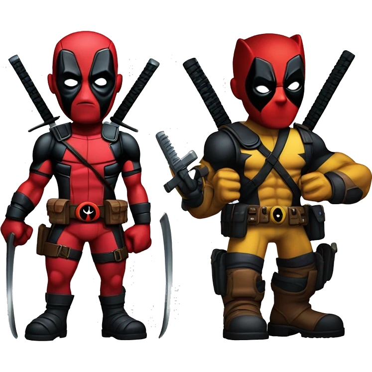 Deadpool wolverine emoji