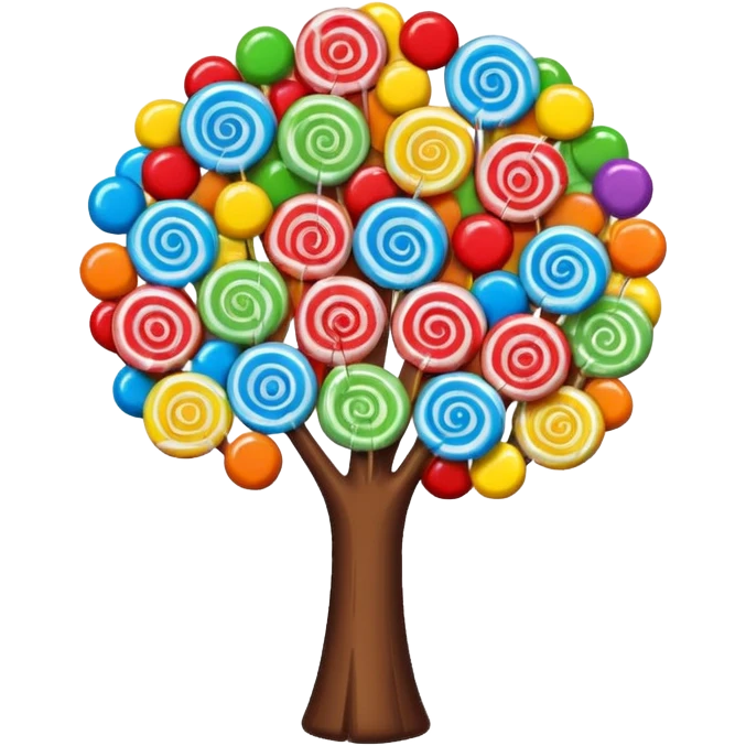 Candy tree emoji