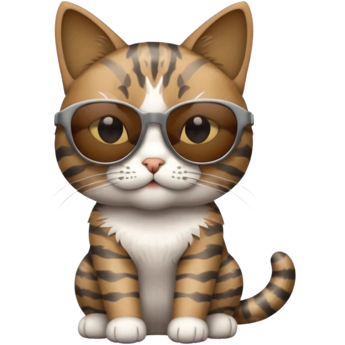Cat wearing sunglasses emoji