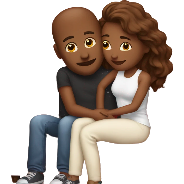 Lovers on red couch emoji