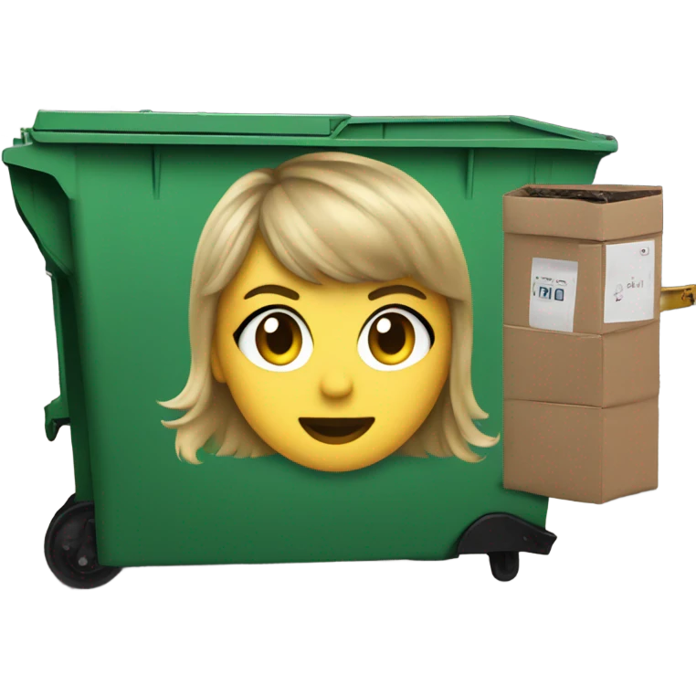 Taylor swift in a dumpster  emoji
