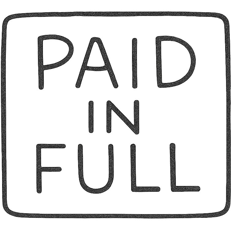PAID IN FULL emoji