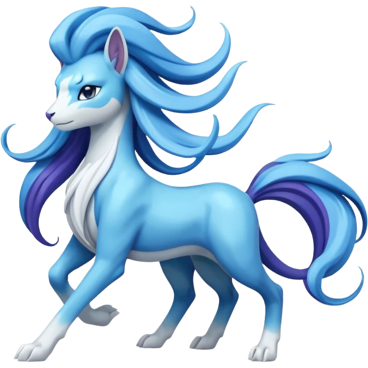 Pokemon  legendary Suicune emoji