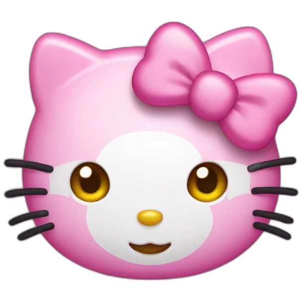 Hello kitty emoji