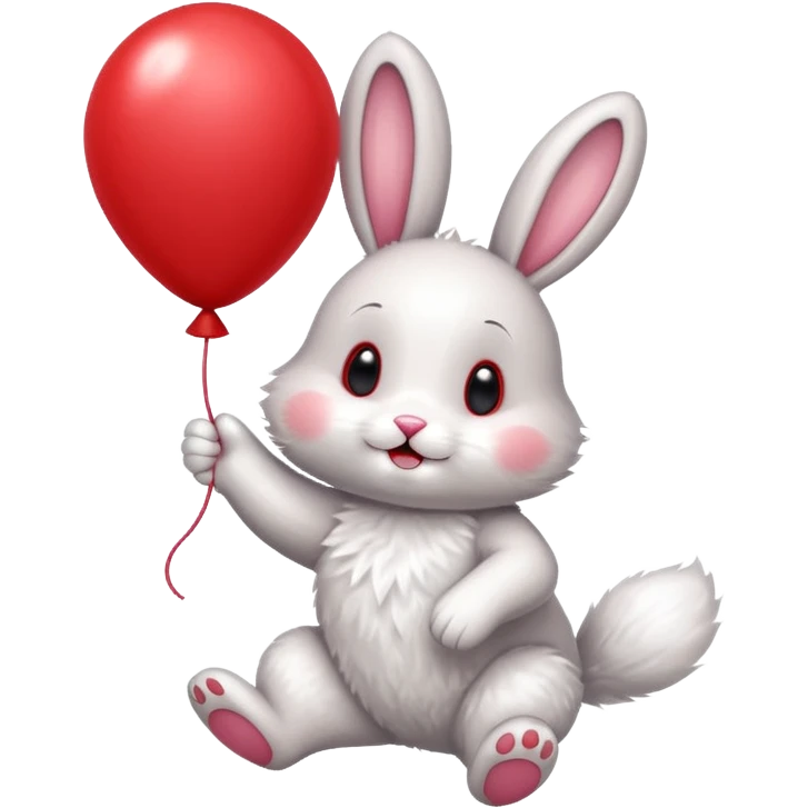 🐰🎈💫 Playful bunny energy emoji