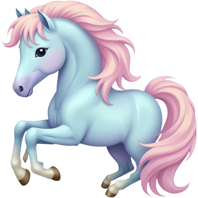 Pastel horse emoji