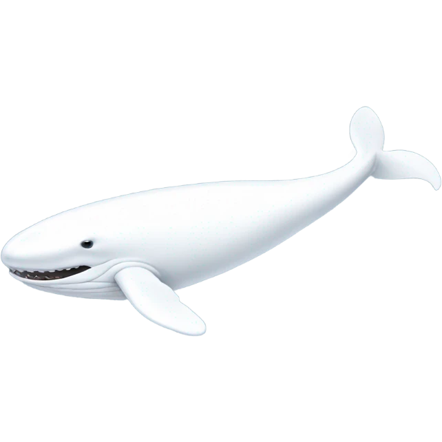 white whale , underside emoji