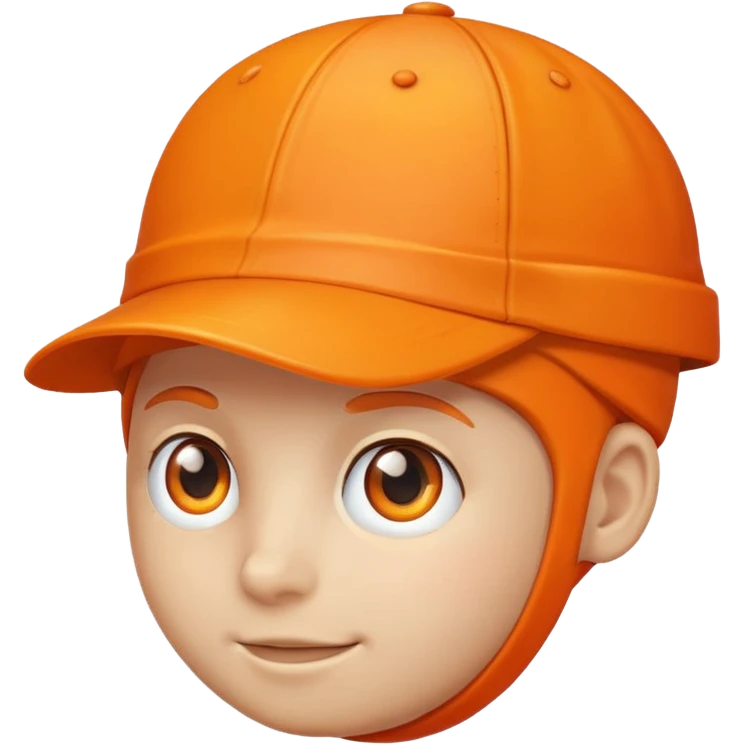 Orange cap emoji