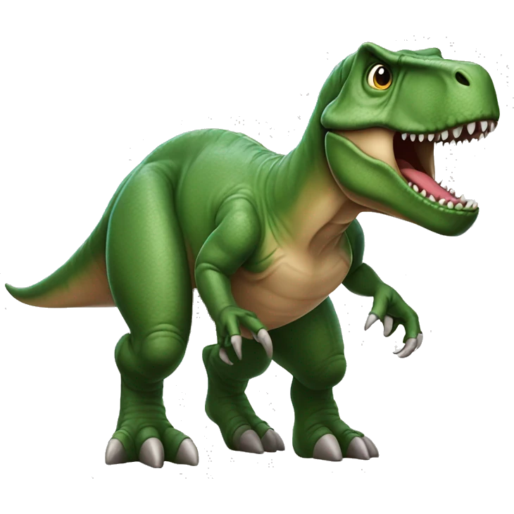 T-rex de botas emoji
