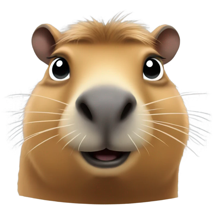 capybara doing side eye emoji