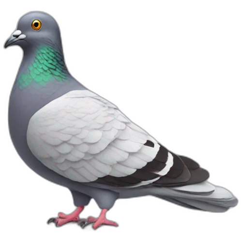 pigeon in sneakers emoji
