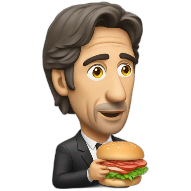 Al Pacino eating a sandwich emoji