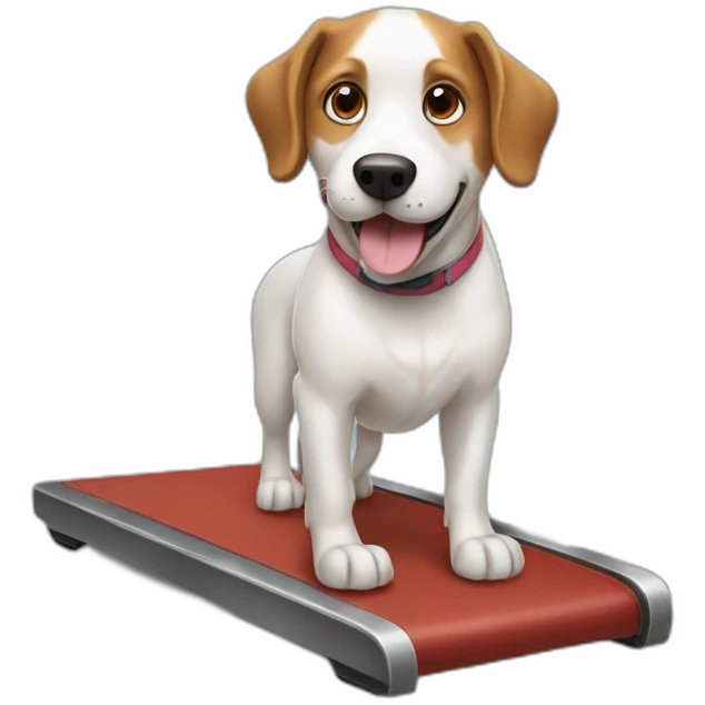 Dog treadmill  emoji