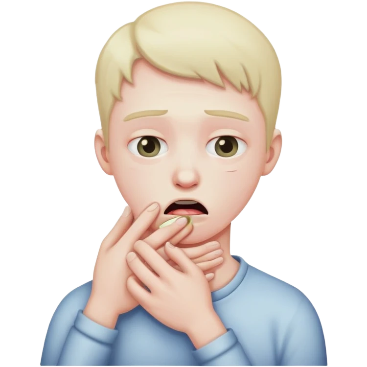 Person choking their self emoji