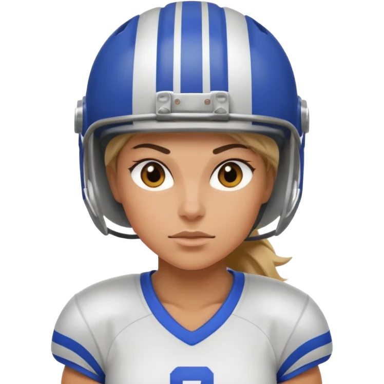 Football Players, Female player emoji