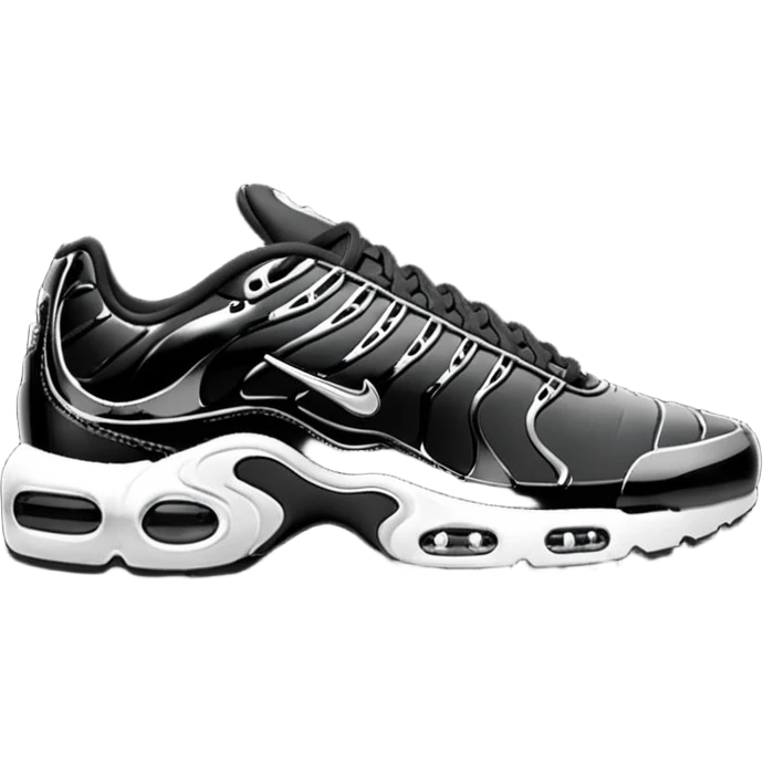 Nike Air Max Plus TN "Black Chrome" emoji