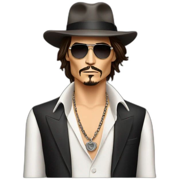 Johnny depp hold sauvage fragrance emoji