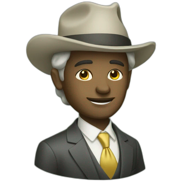 rich man with money emoji