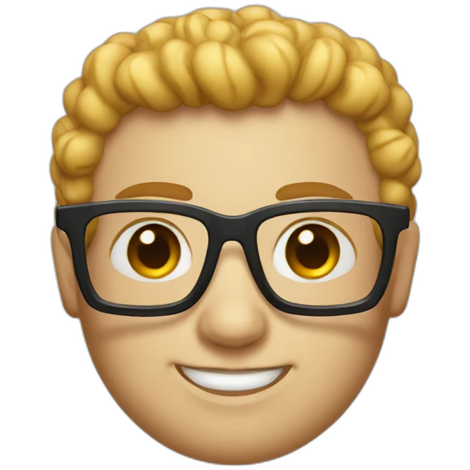 nerd poptart emoji