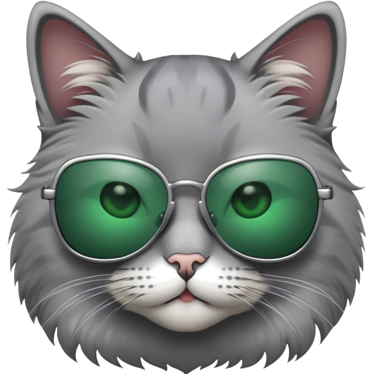 Cat wearing sunglasses emoji
