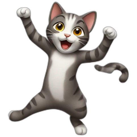 cat dancing emoji