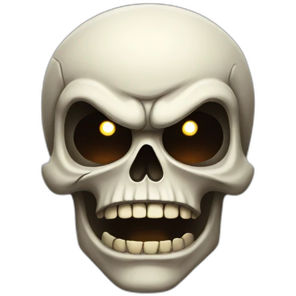 Skull Angry  emoji