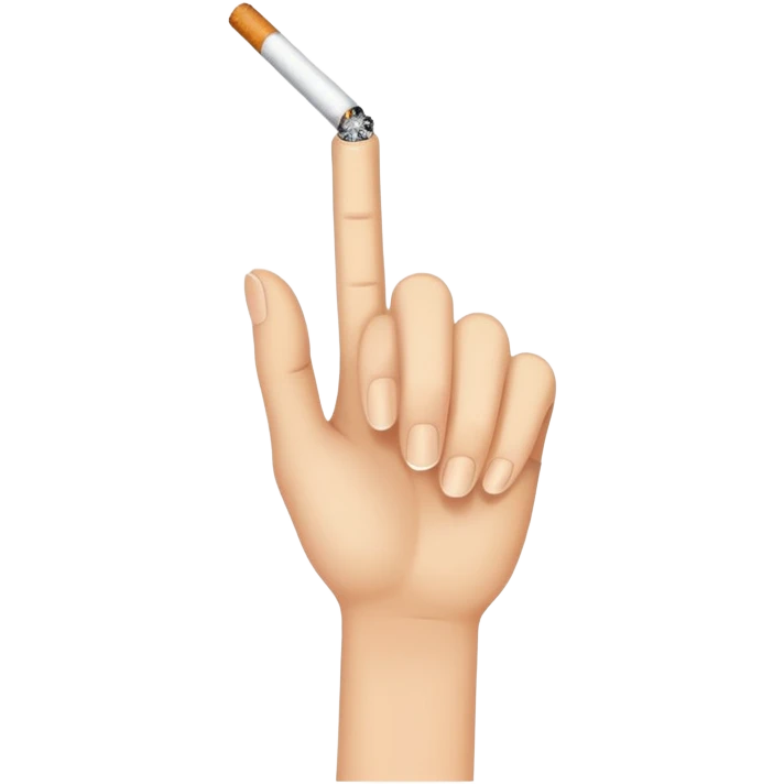 nah çeken bir el emoji