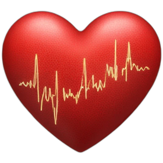 Heart beating emoji