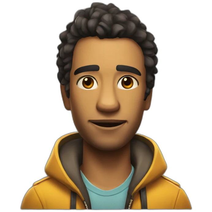 Chico de free fire emoji