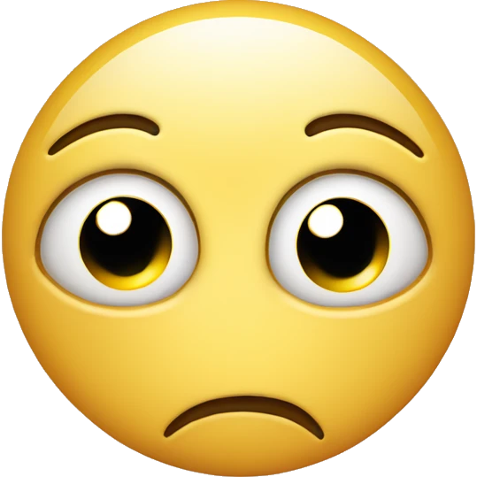 Shy Emoji face, with eyes looking bashfully to the side and smiling pinched mouth  emoji