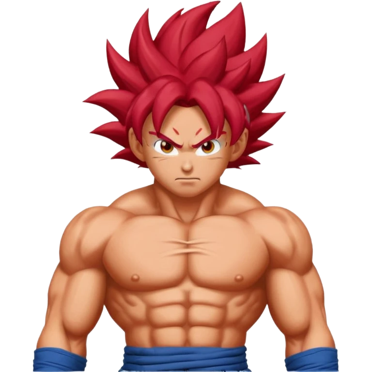 goku ssj god  emoji