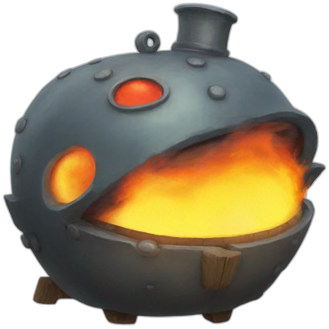 Calcifer Howl's Moving Castle emoji