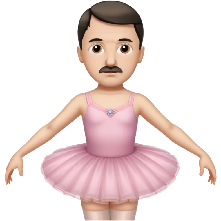 Adolf hitler in a ballerina outfit emoji