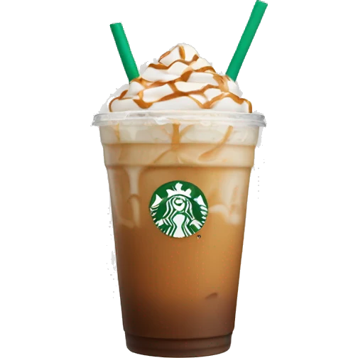 Starbucks Iced chai latte  emoji