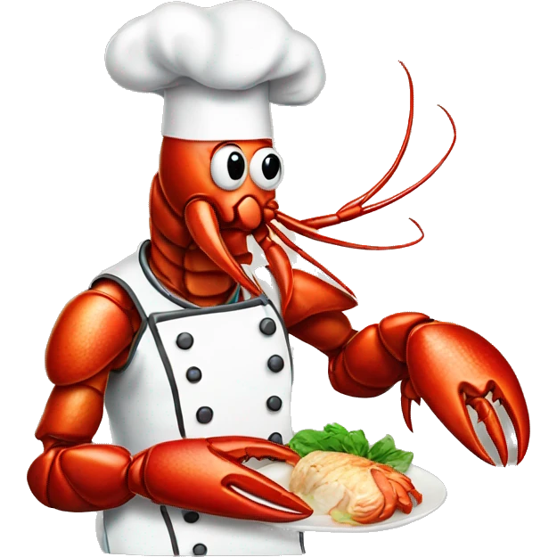 Cooking lobster emoji