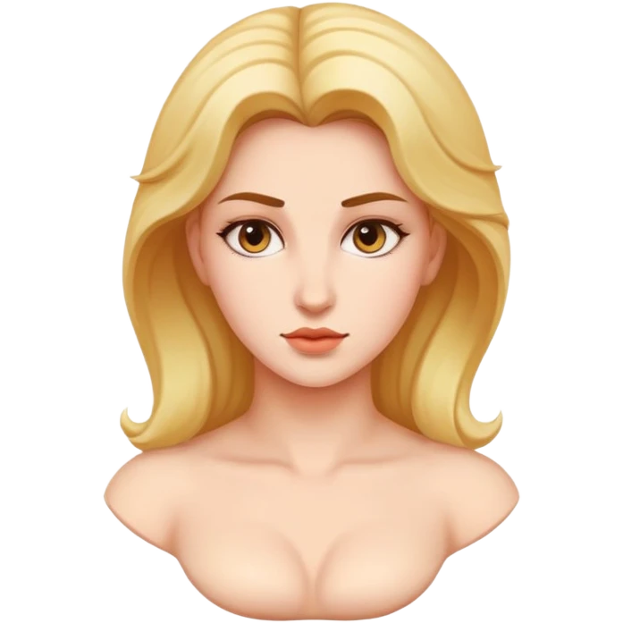 Девушка с огромной грудью emoji