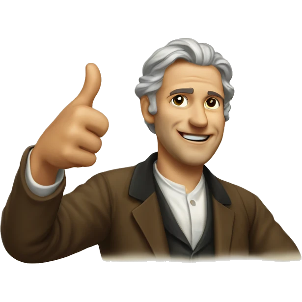 Austrian Painter thumbs up emoji