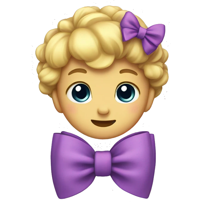 cute bow emoji