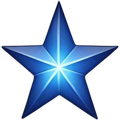 dark blue element star emoji