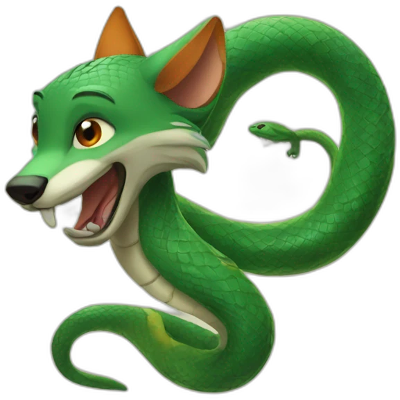 renard et serpent emoji