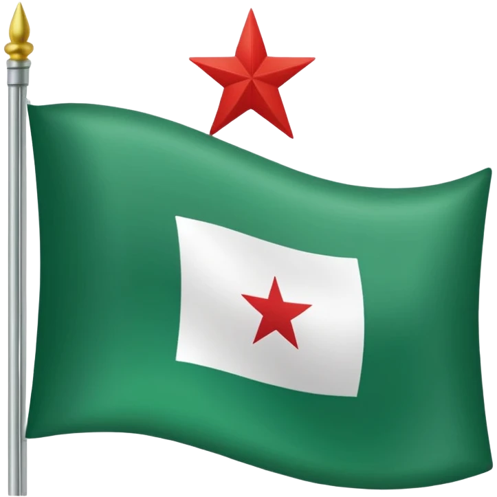  Green Syrian flag  emoji