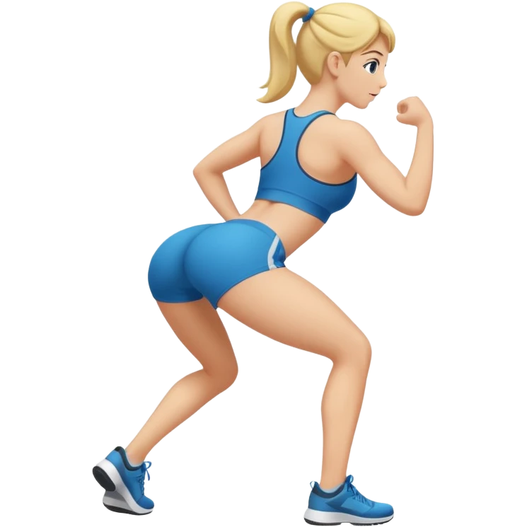 Butt workout  emoji