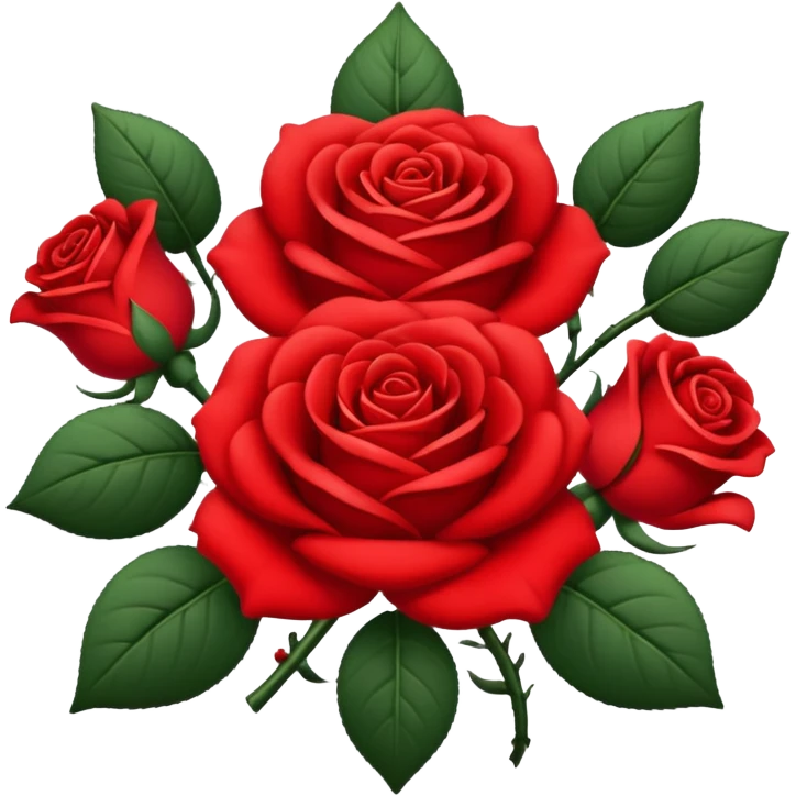 brasão com rosas condessa vermelha emoji