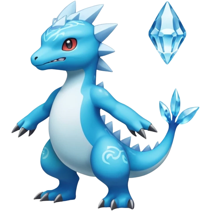 Inteleon-Pokémon-Amaura-fusion (full body) emoji