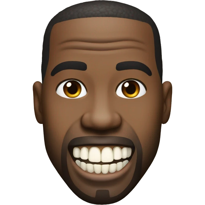 Kanye West flaunts titanium teeth grills  emoji