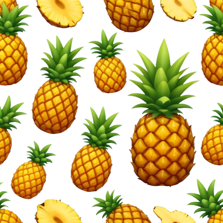 Trozos de piña emoji