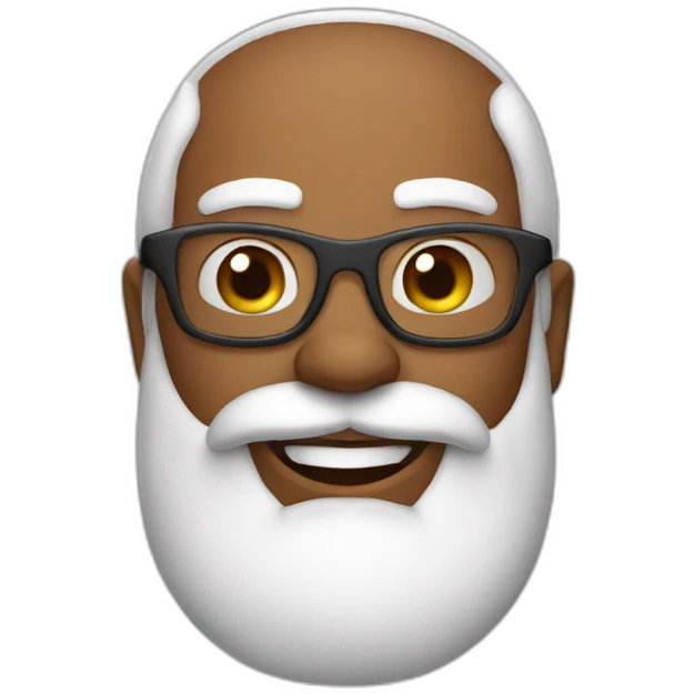 Super papá noel emoji