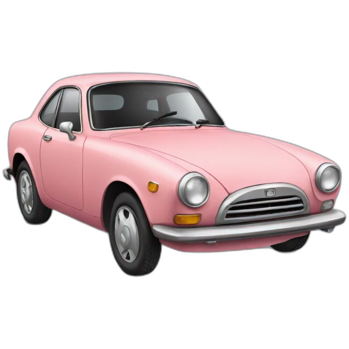Voiture fleur emoji