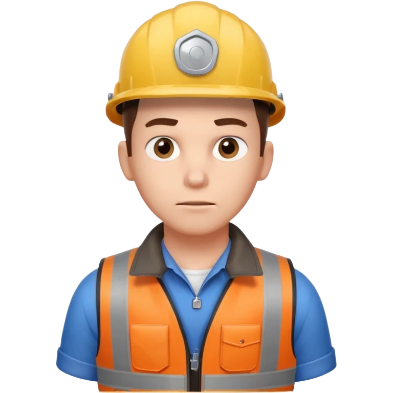 emergency locksmith worker portrait, head and shoulders only, protective gloves, utility vest collar, keyring visible, determined look, 3D cartoon, mobile game icon style, clean background, no text, no watermark emoji