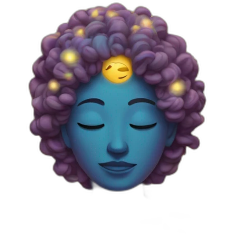Cosmic méditation  emoji